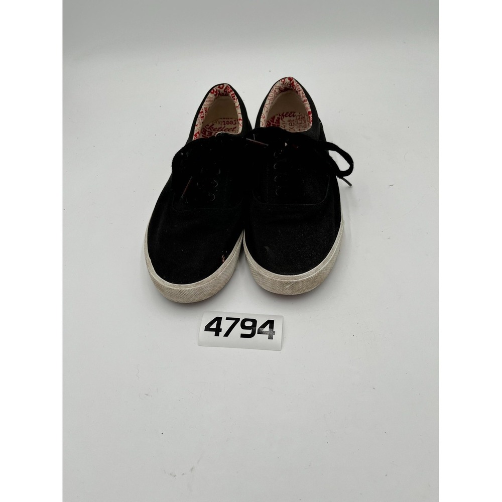 BucketFeet Basic Lace Up 10100-0017-100 Sneakers Shoes Mens US 11 Black Low Top‎